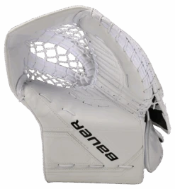 Bauer Supreme Mach Senior Goalie Catcher -Bauer Store 1059807 3 4 White 1006
