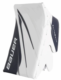 Bauer Vapor Hyperlite2 Senior Goalie Blocker -Bauer Store 1061626 BTH23 GOAL STICKS ELITE SR MTOBLACK catalog front 02243817 fbff 4591 bb42 c92777398376