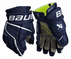 Bauer Vapor 3X Pro Junior Hockey Gloves -Bauer Store 3XPRO JR PALM NAV1
