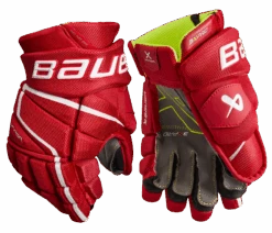 Bauer Vapor 3X Pro Junior Hockey Gloves -Bauer Store 3XPRO JR PALM RED1