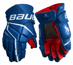 Bauer Vapor 3X Senior Hockey Gloves -Bauer Store 3X SR FRONT BLU2