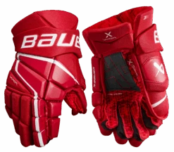 Bauer Vapor 3X Intermediate Hockey Gloves -Bauer Store 3X SR FRONT RED2 aad738a5 bcda 41b8 b600 e08de21139e5