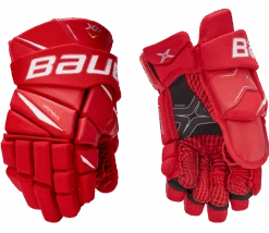 Bauer Vapor X2.9 Junior Hockey Gloves -Bauer Store 660312 RED 01