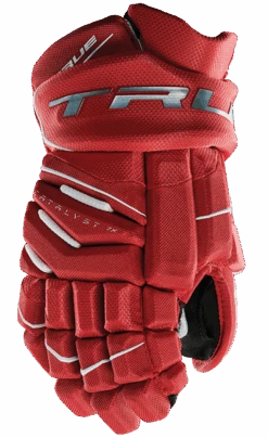 True Hockey True Catalyst 7X Junior Hockey Gloves 17 True Hockey True Catalyst 7X Junior Hockey Gloves -Bauer Store CT7xGlove Red