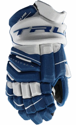 True Hockey True Catalyst 7X Junior Hockey Gloves 18 True Hockey True Catalyst 7X Junior Hockey Gloves -Bauer Store CT7xGlove Royal White