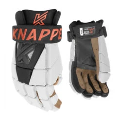 Knapper AK5 Ball Hockey Gloves -Bauer Store Knapper Gants AK5 blanc noir corail 600x600 1