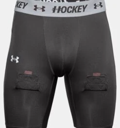 Under Armour Men's Hockey Compression Shorts -Bauer Store PS1356493 010 HF