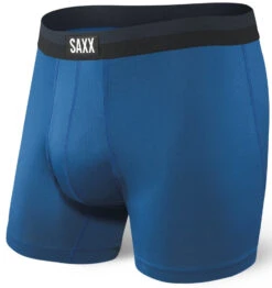 SAXX Sport Mesh Boxer Brief Fly Navy/City Blue (2-Pack) -Bauer Store SPORT MESH SXBB12F CIT