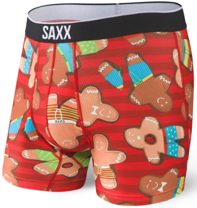 SAXX Volt Boxer Brief Gingerbread Bros 3 SAXX Volt Boxer Brief Gingerbread Bros