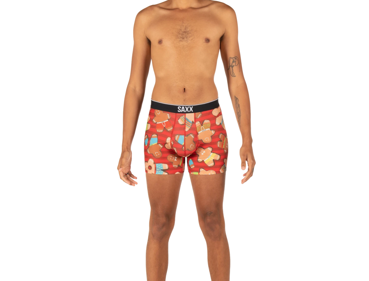 SAXX Volt Boxer Brief Gingerbread Bros 5 SAXX Volt Boxer Brief Gingerbread Bros - Image 3