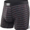 SAXX Vibe Boxer Modern Fit Black Gradient Stripe -Bauer Store SXBM35 GRS