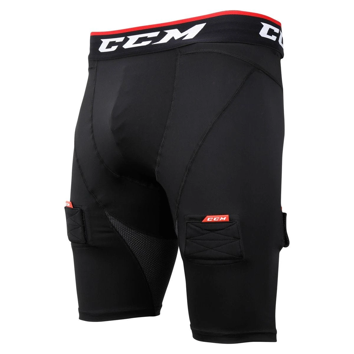 CCM Compression Shorts With Jock/Tabs For Men 3 CCM Compression Shorts With Jock/Tabs For Men
