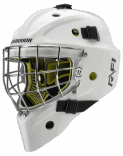 Warrior RF1 Junior Goalie Mask -Bauer Store rf1jm0wh war 01 i