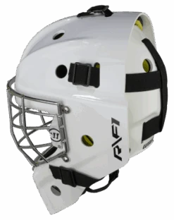 Warrior RF1 Junior Goalie Mask -Bauer Store rf1jm0wh war 03 i