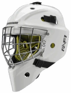 Warrior RF1 Senior Goalie Mask -Bauer Store rf1sm0wh war 01 i