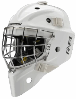 Warrior RF1+ Senior Goalie Mask -Bauer Store rf1spm0wh war 01 i