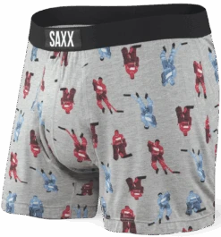 SAXX Vibe Boxer Brief Grey Table Hockey