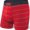 SAXX Vibe Boxer Brief Red Shallow Stripe -Bauer Store saxx vibe boxer brief red shallow stripe