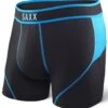 SAXX Kinetic Boxer Black/Electric Blue 1 SAXX Kinetic Boxer Black/Electric Blue -Bauer Store sxbb27 bel f
