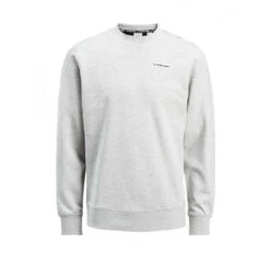 True Hockey X Jack & Jones Twist Sweat Crew Neck -Bauer Store true hockey apparel twist sweat crew neck grey 2