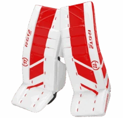 Warrior Ritual GT2 Junior Goalie Pads (w/ Knee Pads) -Bauer Store warrior ritual gt2 junior goalie pads white red
