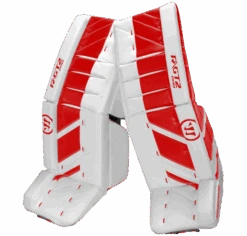 Warrior Ritual GT2 Pro Senior Goalie Pads (w/ Knee Pads) -Bauer Store warrior ritual gt2 pro goalie pads white red