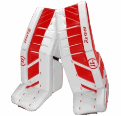 Warrior Ritual GT2 Senior Goalie Pads (w/ Knee Pads) 19 Warrior Ritual GT2 Senior Goalie Pads (w/ Knee Pads) -Bauer Store warrior ritual gt2 senior goalie pads white red